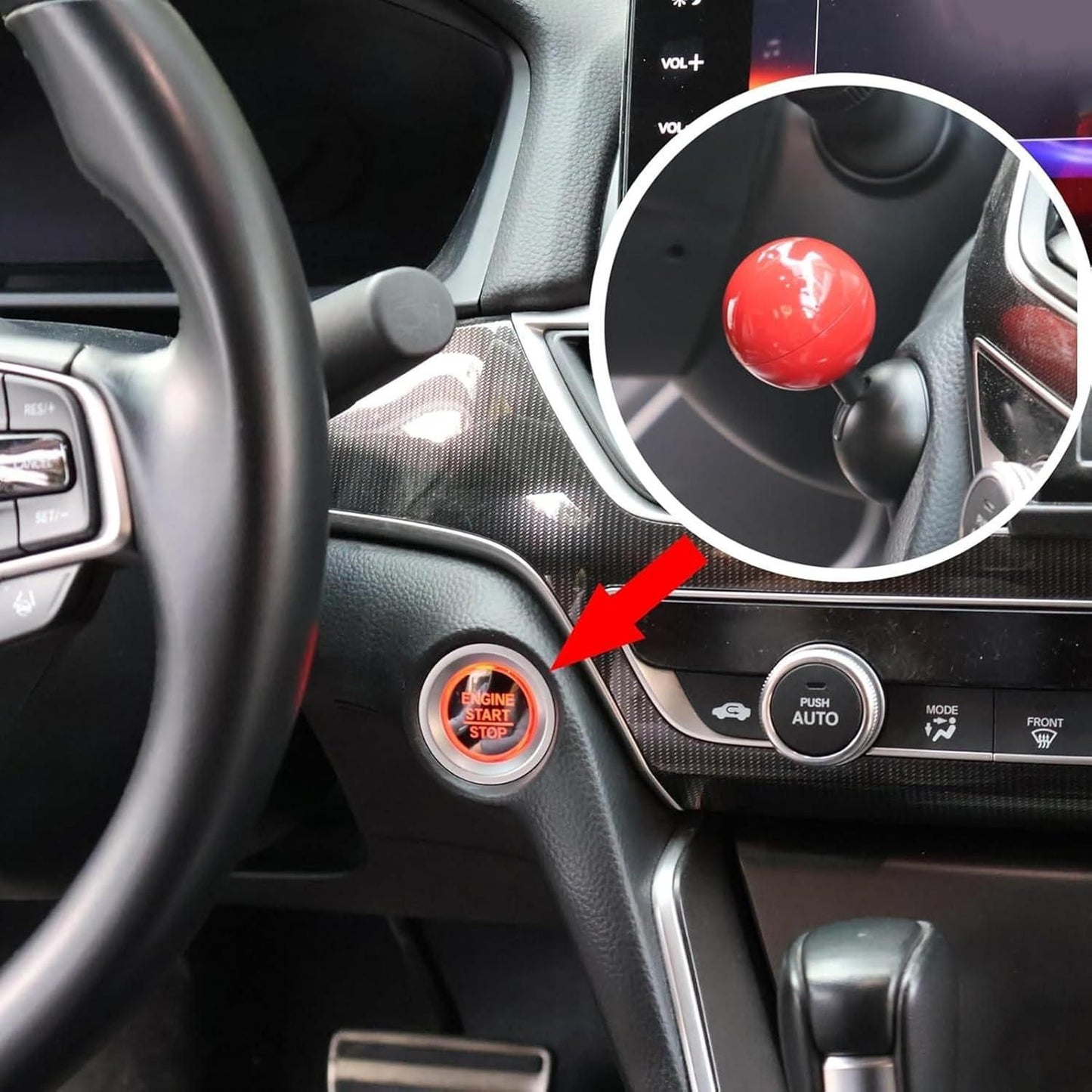 Push Start Button Cover